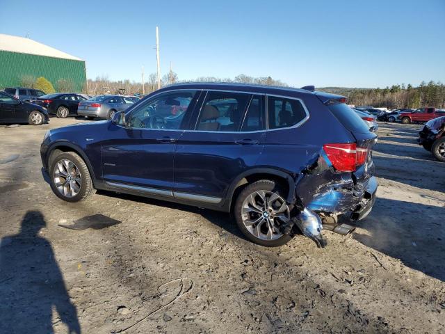 5UXWX9C3XH0W72013 - 2017 BMW X3 SDRIVE2 XDRIVE28I BLUE photo 2