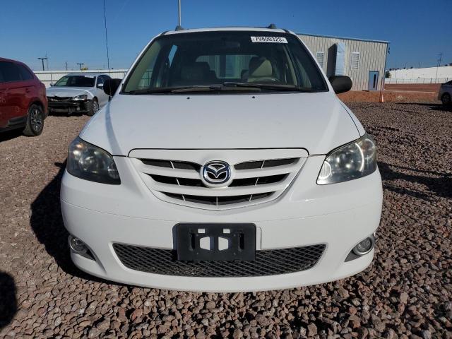 JM3LW28J750552209 - 2005 MAZDA MPV WAGON WHITE photo 5