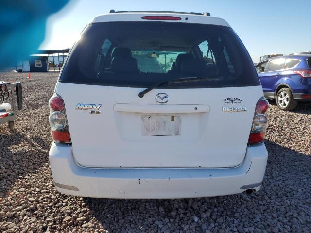 JM3LW28J750552209 - 2005 MAZDA MPV WAGON WHITE photo 6