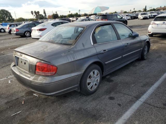 KMHWF25S54A957248 - 2004 HYUNDAI SONATA GL GRAY photo 3