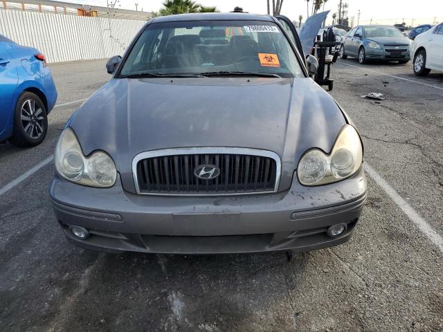 KMHWF25S54A957248 - 2004 HYUNDAI SONATA GL GRAY photo 5