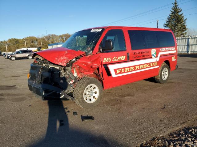 1GNUGBD49A1179583 - 2010 CHEVROLET EXPRESS G1 LS RED photo 1