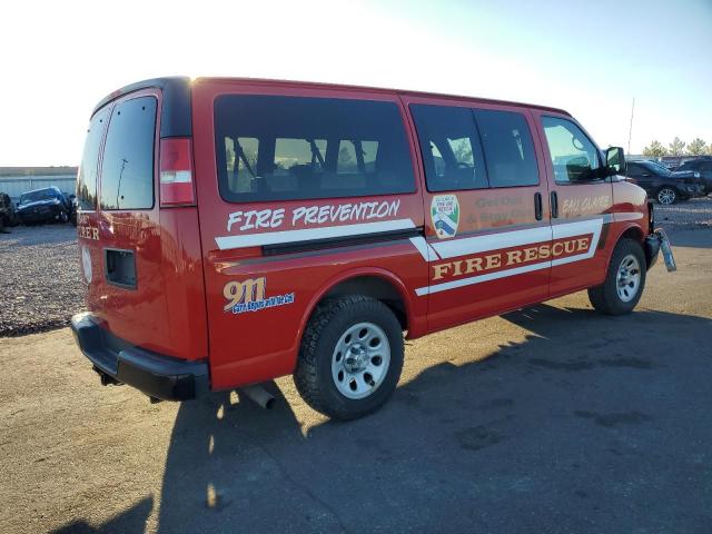 1GNUGBD49A1179583 - 2010 CHEVROLET EXPRESS G1 LS RED photo 3