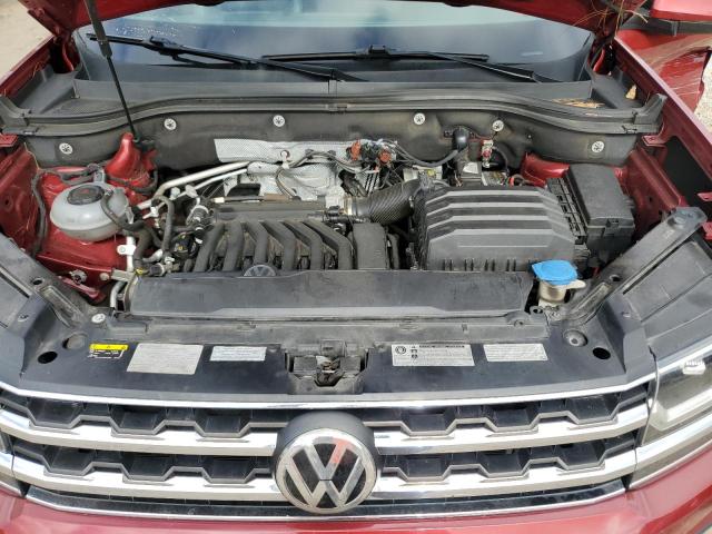 1V2MR2CA9JC535298 - 2018 VOLKSWAGEN ATLAS SEL RED photo 12
