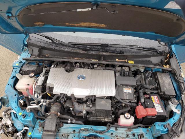 JTDKARFP6H3063886 - 2017 TOYOTA PRIUS PRIM ლურჯი ფოტო 12