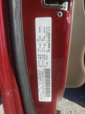 2C4RC1BG3ER460331 - 2014 CHRYSLER TOWN & COU TOURING 勃艮第红 照片 13