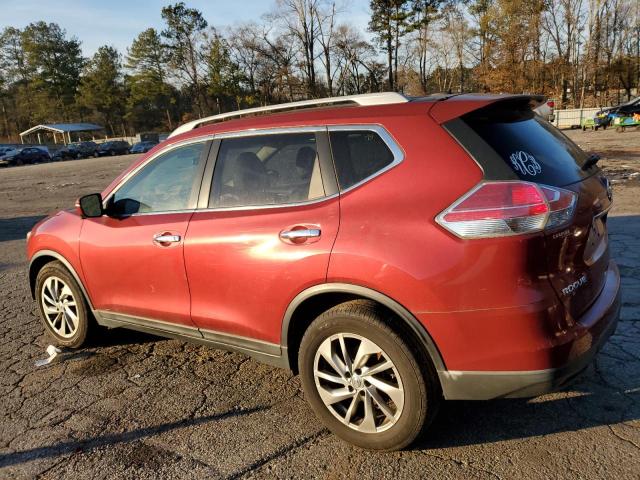 5N1AT2MT7EC823800 - 2014 NISSAN ROGUE S BURGUNDY photo 2