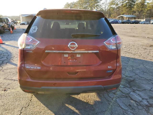 5N1AT2MT7EC823800 - 2014 NISSAN ROGUE S BURGUNDY photo 6