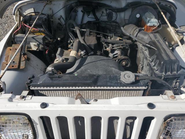 2J4FY19P8NJ516508 - 1992 JEEP WRANGLER / S WHITE photo 11