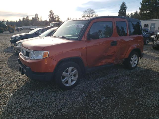 5J6YH2H75BL000077 - 2011 HONDA ELEMENT EX ORANGE photo 1