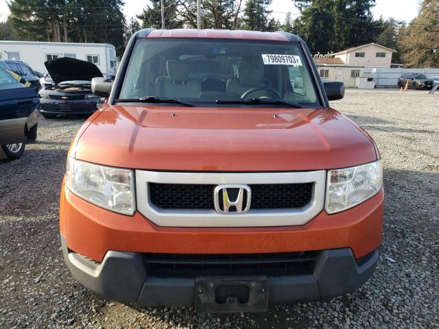 5J6YH2H75BL000077 - 2011 HONDA ELEMENT EX ORANGE photo 5