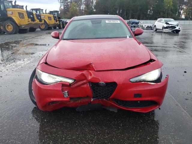 ZARFAEDN7J7580159 - 2018 ALFA ROMEO GIULIA Q4 წითელი ფოტო 5