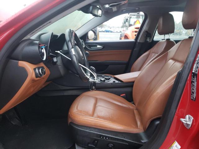ZARFAEDN7J7580159 - 2018 ALFA ROMEO GIULIA Q4 წითელი ფოტო 7