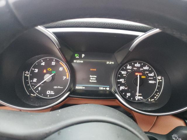 ZARFAEDN7J7580159 - 2018 ALFA ROMEO GIULIA Q4 წითელი ფოტო 9