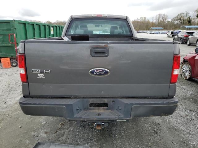 1FTRX12W96NA95101 - 2006 FORD F150 GRAY photo 6