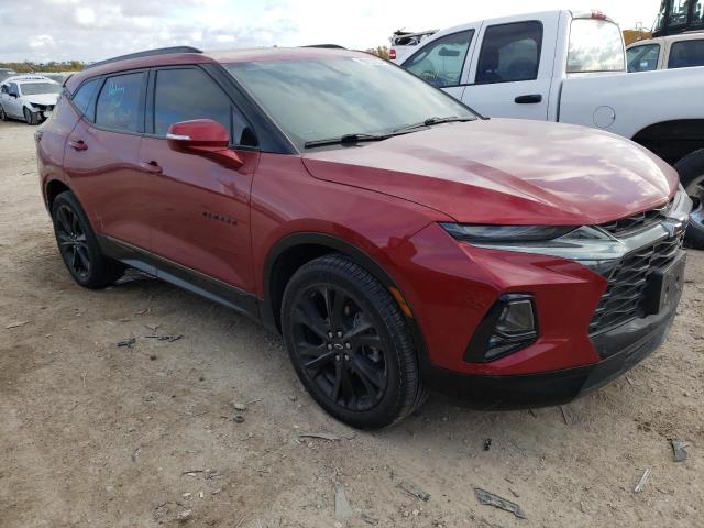 3GNKBERS4MS556774 - 2021 CHEVROLET BLAZER RS RED photo 4