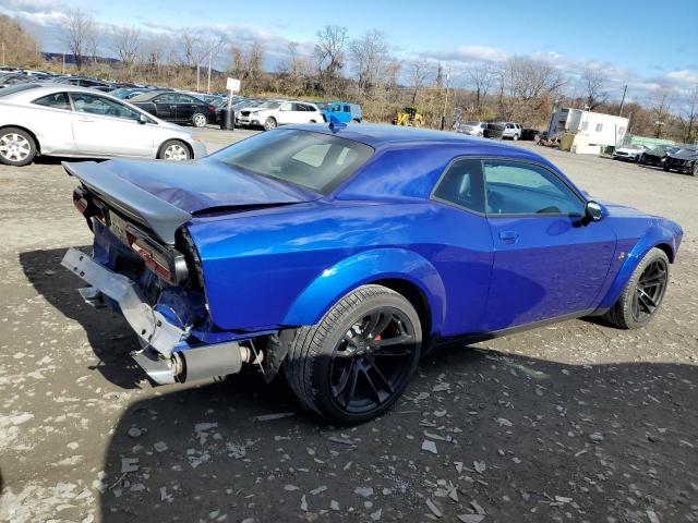 2C3CDZFJXNH101575 - 2022 DODGE CHALLENGER R/T SCAT PACK BLUE photo 3