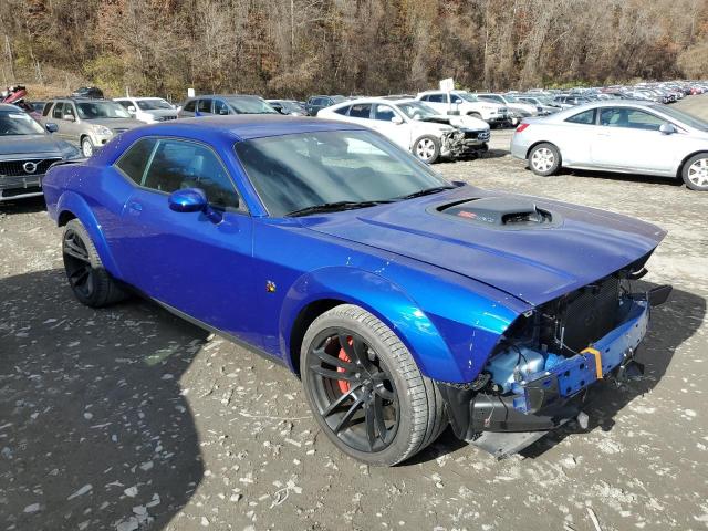 2C3CDZFJXNH101575 - 2022 DODGE CHALLENGER R/T SCAT PACK BLUE photo 4