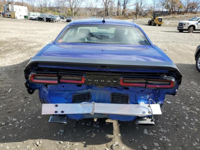 2C3CDZFJXNH101575 - 2022 DODGE CHALLENGER R/T SCAT PACK BLUE photo 6