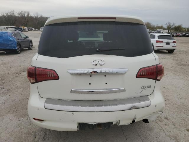 JN8AZ2NE0F9080810 - 2015 INFINITI QX80 WHITE photo 6