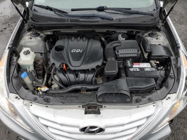 5NPEB4AC7DH732747 - 2013 HYUNDAI SONATA GLS SILVER photo 11