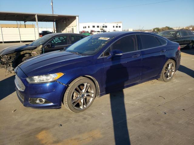 3FA6P0K99DR102832 - 2013 FORD FUSION TITANIUM BLUE photo 1