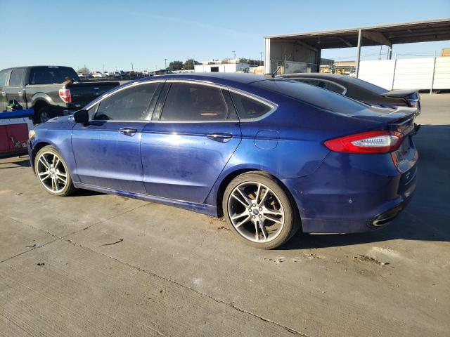 3FA6P0K99DR102832 - 2013 FORD FUSION TITANIUM BLUE photo 2