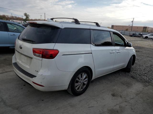 KNDMB5C11H6313502 - 2017 KIA SEDONA LX WHITE photo 3