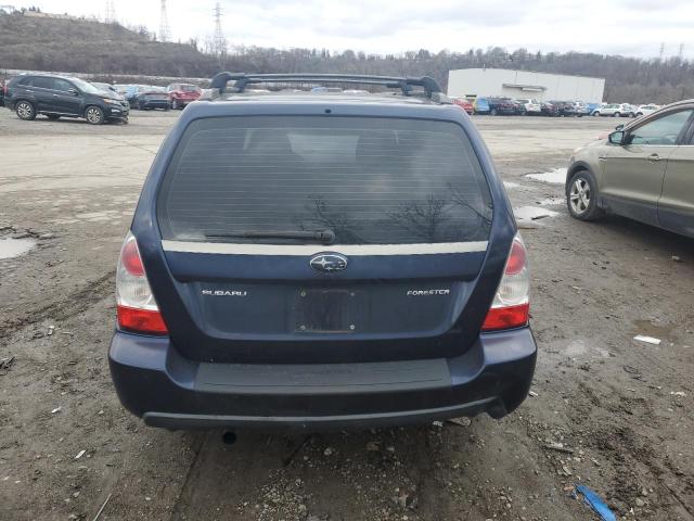 JF1SG63606H759111 - 2006 SUBARU FORESTER 2.5X BLUE photo 6