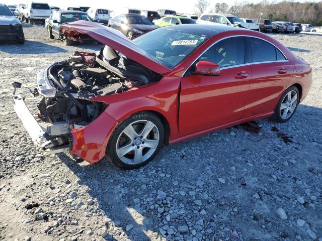 WDDSJ4GB8GN336650 - 2016 MERCEDES-BENZ CLA 250 4MATIC RED photo 1