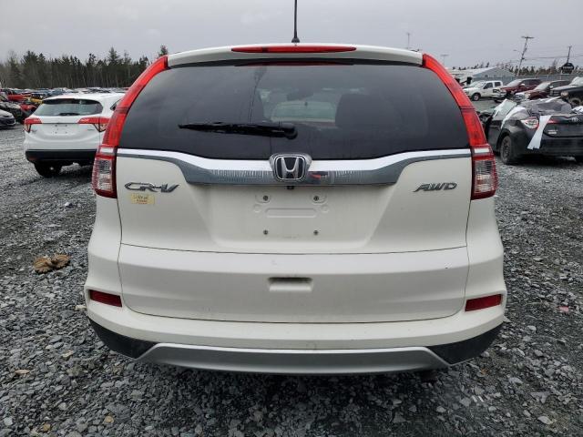 2HKRM4H50FH126907 - 2015 HONDA CR-V EX WHITE photo 6