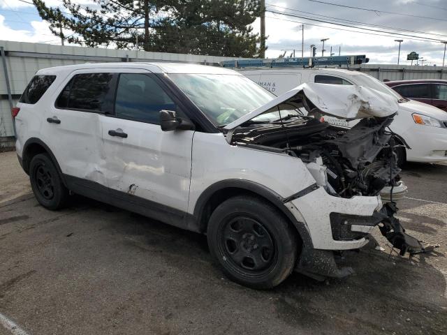 1FM5K8AR1HGB47194 - 2017 FORD EXPLORER POLICE INTERCEPTOR WHITE photo 4