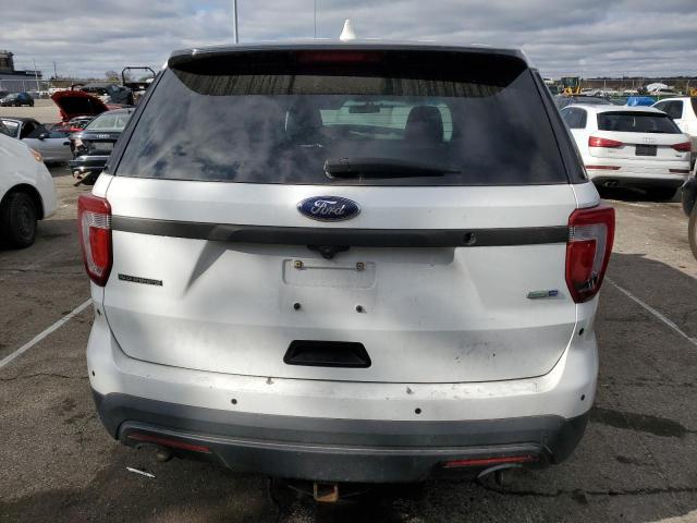 1FM5K8AR1HGB47194 - 2017 FORD EXPLORER POLICE INTERCEPTOR WHITE photo 6