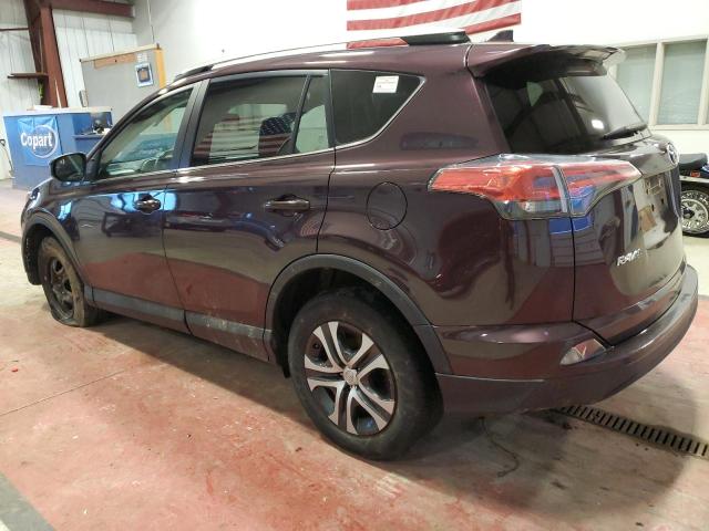 2T3BFREV5JW745727 - 2018 TOYOTA RAV4 LE BURGUNDY photo 2