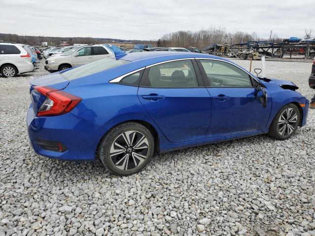 JHMFC1F32JX036546 - 2018 HONDA CIVIC EX BLUE photo 3