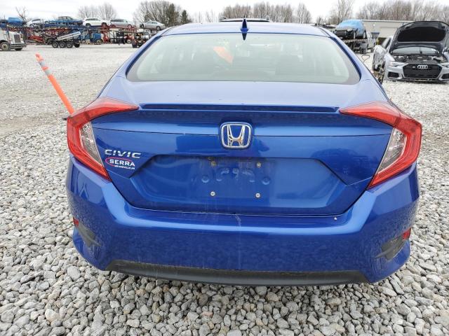 JHMFC1F32JX036546 - 2018 HONDA CIVIC EX BLUE photo 6