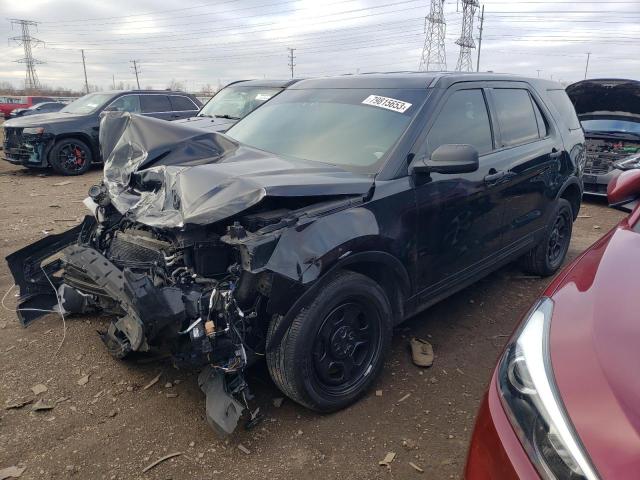 1FM5K8AR8HGA79010 - 2017 FORD EXPLORER POLICE INTERCEPTOR Schwarz Foto 1