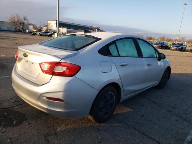 1G1BC5SMXJ7126137 - 2018 CHEVROLET CRUZE LS SILVER photo 3