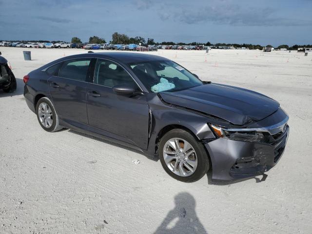 1HGCV1F15KA135252 - 2019 HONDA ACCORD LX GRAY photo 4