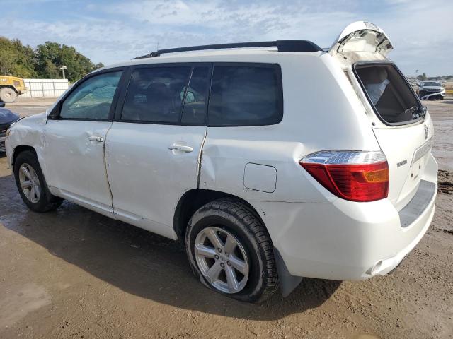 JTEDA41A892006347 - 2009 TOYOTA HIGHLANDER WHITE photo 2