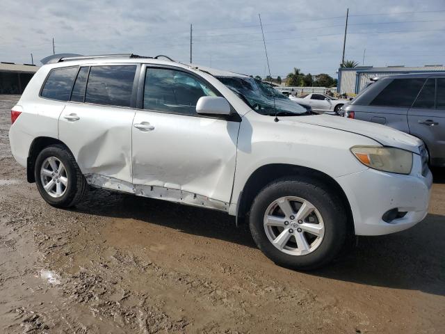 JTEDA41A892006347 - 2009 TOYOTA HIGHLANDER WHITE photo 4