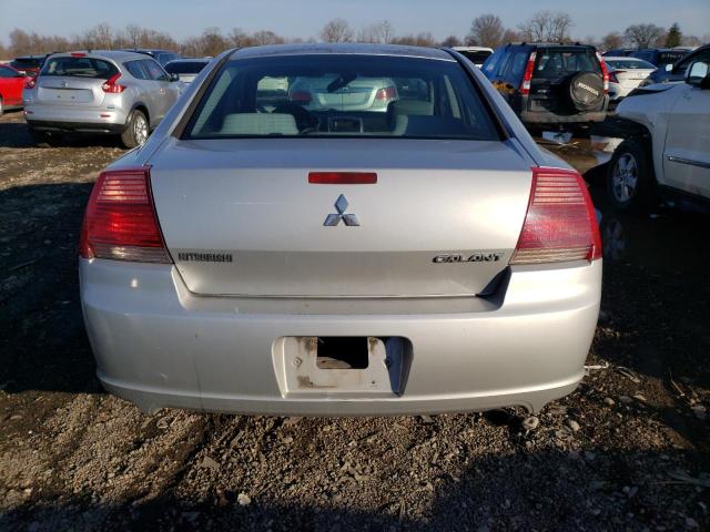 4A3AB36F78E010211 - 2008 MITSUBISHI GALANT ES SILVER photo 6