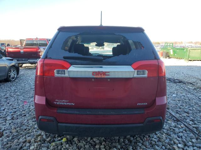 2GKFLVEK7F6188156 - 2015 GMC TERRAIN SLE RED photo 6