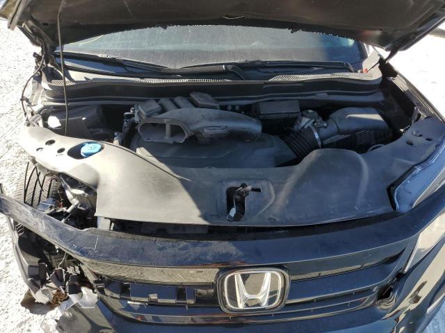 5FNYF5H21NB030301 - 2022 HONDA PILOT SE BLACK photo 12