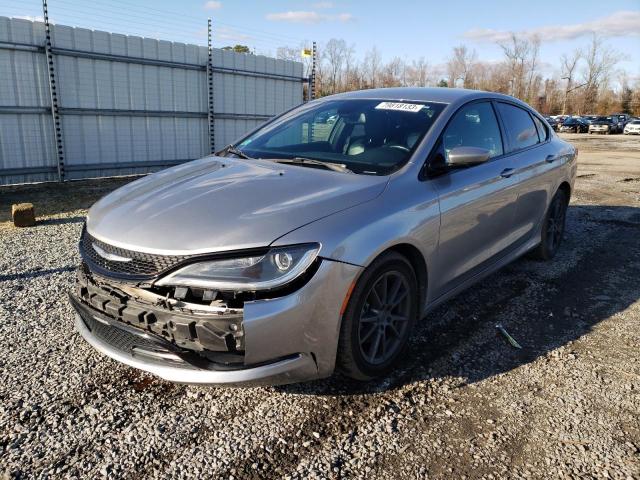 1C3CCCBB1FN609022 - 2015 CHRYSLER 200 S SILVER photo 1