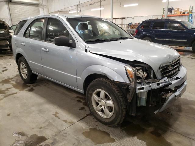 KNDJD735X85815653 - 2008 KIA SORENTO EX BLUE photo 4