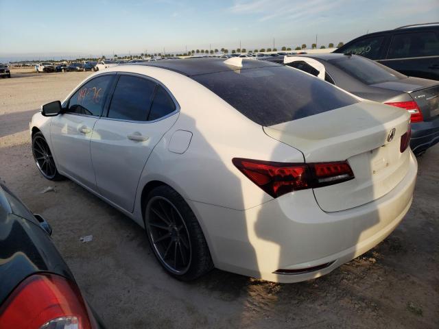 19UUB1F3XFA000742 - 2015 ACURA TLX WHITE photo 2