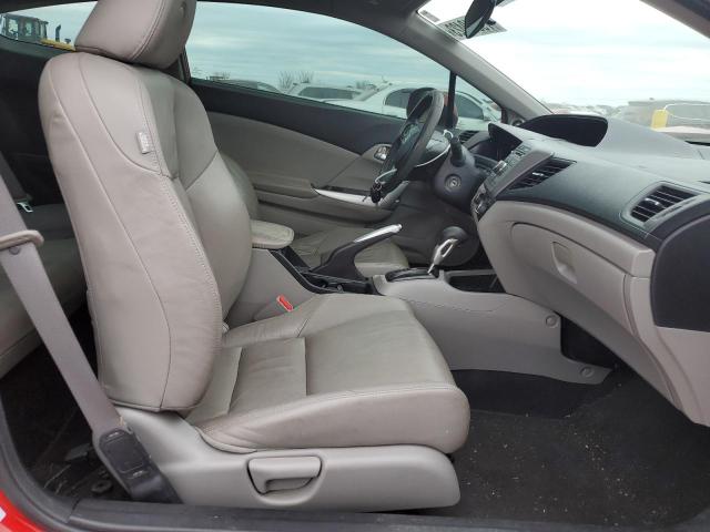 2HGFG3B07CH525515 - 2012 HONDA CIVIC EXL წითელი ფოტო 10