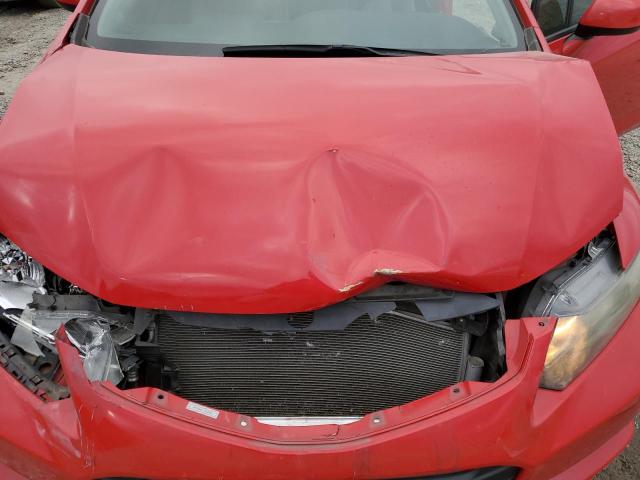 2HGFG3B07CH525515 - 2012 HONDA CIVIC EXL წითელი ფოტო 11