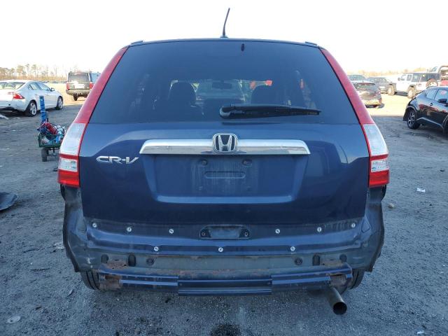 JHLRE48757C093160 - 2007 HONDA CR-V EXL BLUE photo 6